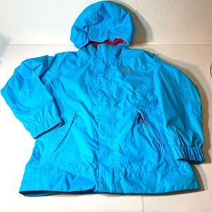 The North Face cerulean blue girls mix and match shell goat large 14/16